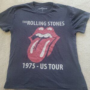 Rolling Stones 1975 US Tour T-Shirt Vintage Size Med
